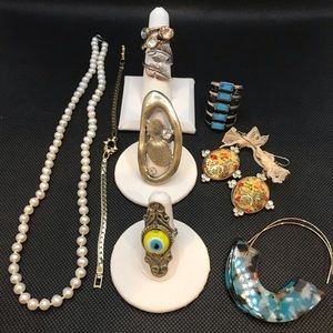 9 Piece Eclectic Jewelry Lot Mix